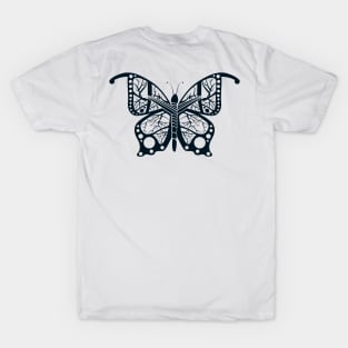 Double Sided Butterfly (Black) T-Shirt